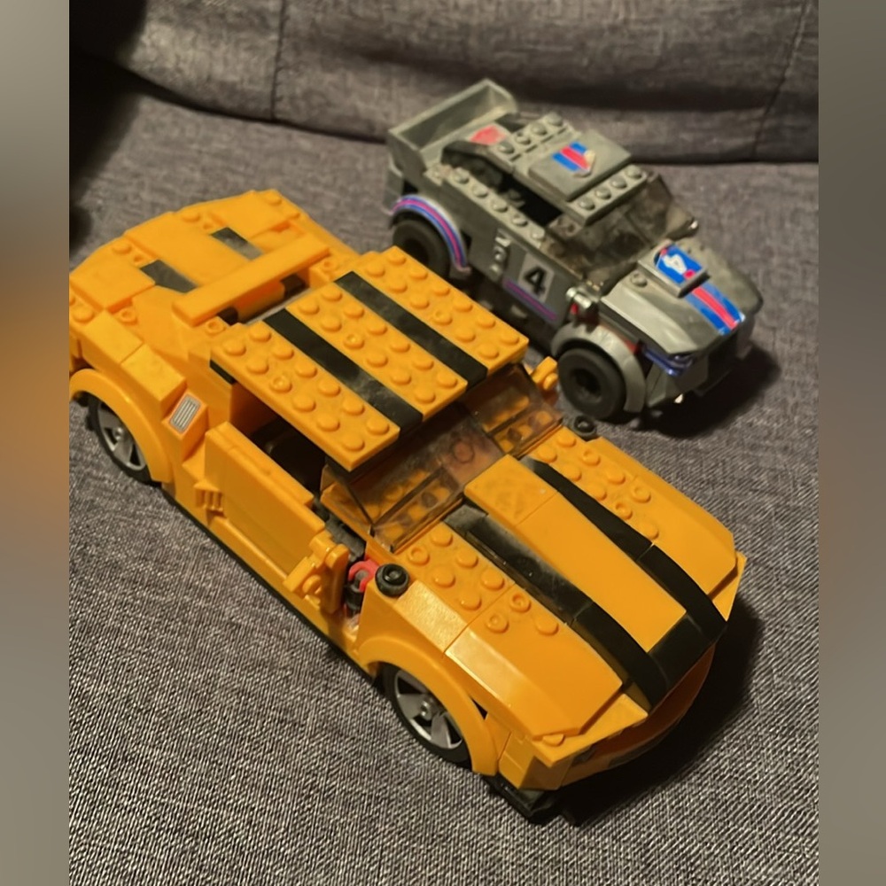 LEGO Speed Champions Yellow and Gray Cars Set